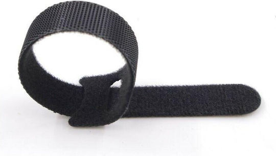 Aria Trade Pack of 50pcs Black Velcro Cable Ties DA137