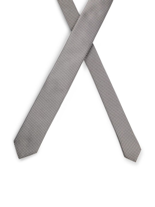 Hugo Boss Men's Tie Silk Printed in Gray Color