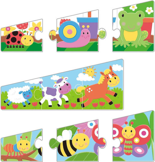 Детски Пъзел Playful Animals 6бр Galt Toys