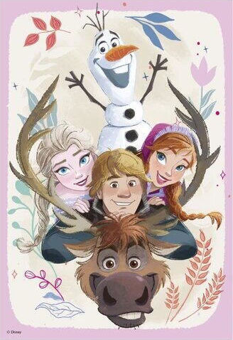 Kinderpuzzle Anna And Elsa für 5+ Jahre 77pcs Dino