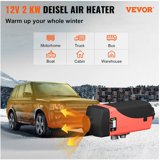 Vevor Αερόθερμo Αυτοκίνητου Πετρελαίου 2000W