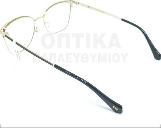 Rebecca Blu Rebecca Blu Rj03 Frauen Metallischer Katzenauge Brillengestell Rot RB7620