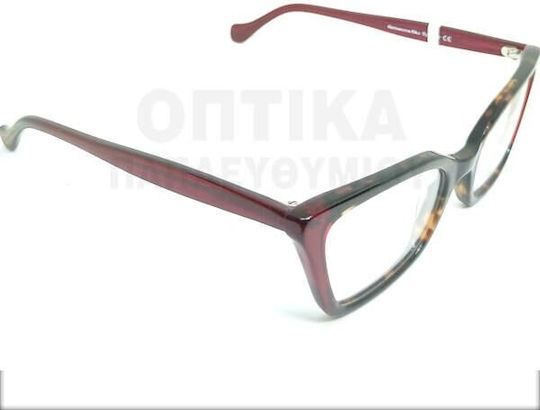 Rebecca Blu Rn06 Damen Acetat Schmetterling Braun RB7856 RN06