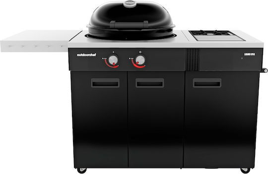 Lugano 570 G EVO II Gasgrill mit 2 cm 9.5kW und Seitenbrenner