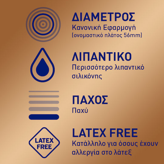 Durex Προφυλακτικά Real Feel 6τμχ 56mm Natural