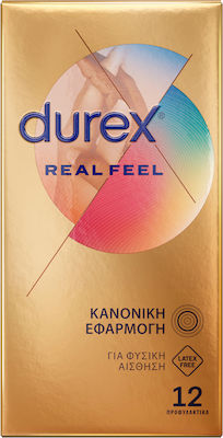 Durex Prezervative Real Feel fără latex 12buc