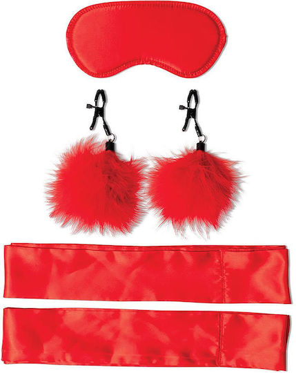 Sportsheets Bondage Nipple Clamps in Red Color 3pcs