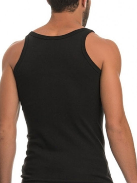 Men's Undershirt Sleeveless in Black Color