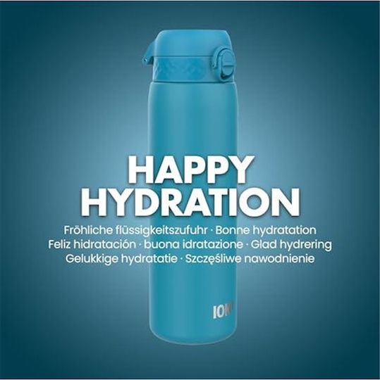 Ion8 Μπουκάλι Θερμός Ανοξείδωτο BPA Free 1lt Μπλε