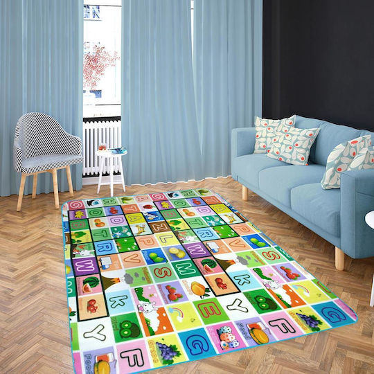 Letters Детска игрална пътека Многоцветен 180x200см Дебелина 5мм