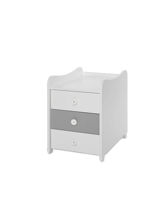 Lorelli Πολυμορφική Κούνια Maxi Plus White/ArtWood με Στρώμα & Συρτάρι