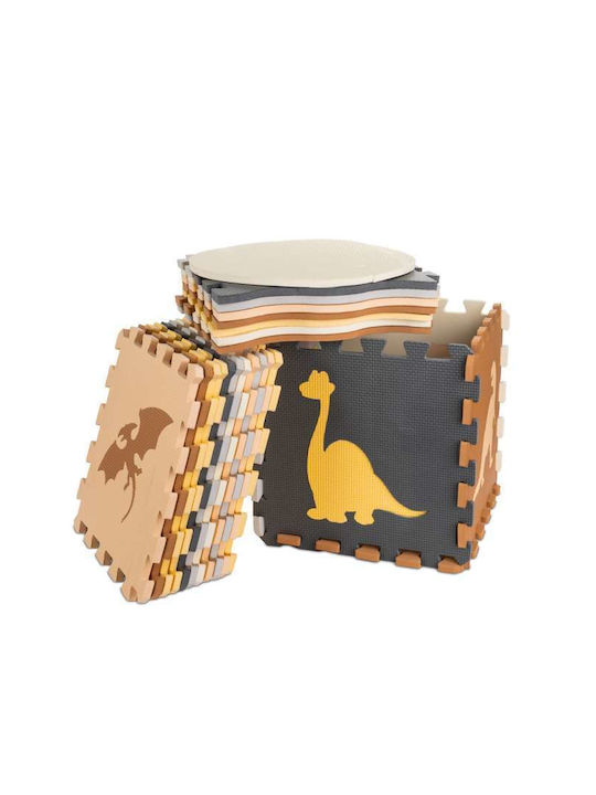 Loco Interactive Floor Puzzle Animals with Animals Beige Brown-Grey 36 Pieces