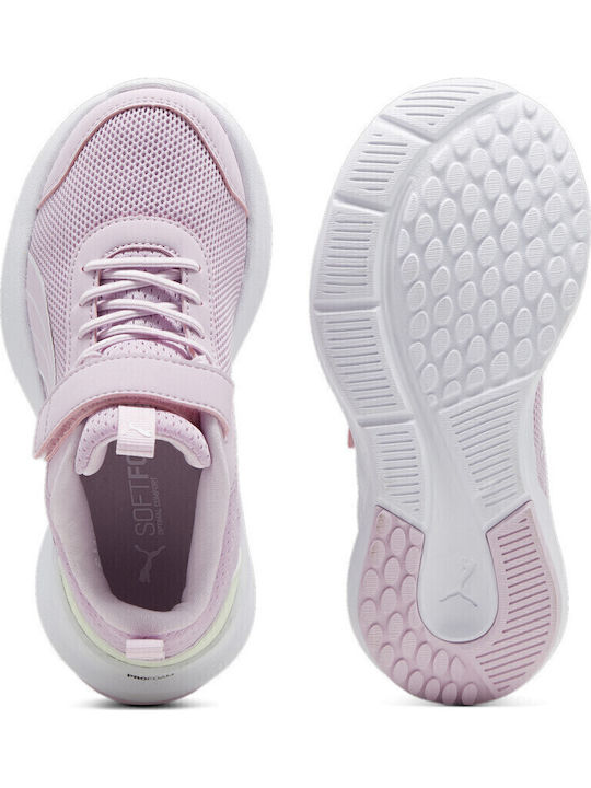 AC+ PS Kinder Sneakers mit Klettverschluss Rosa
