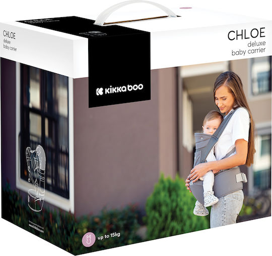 Kikka Boo Classic Carrier Chloe Mesh Black with Maximum Weight 15kg
