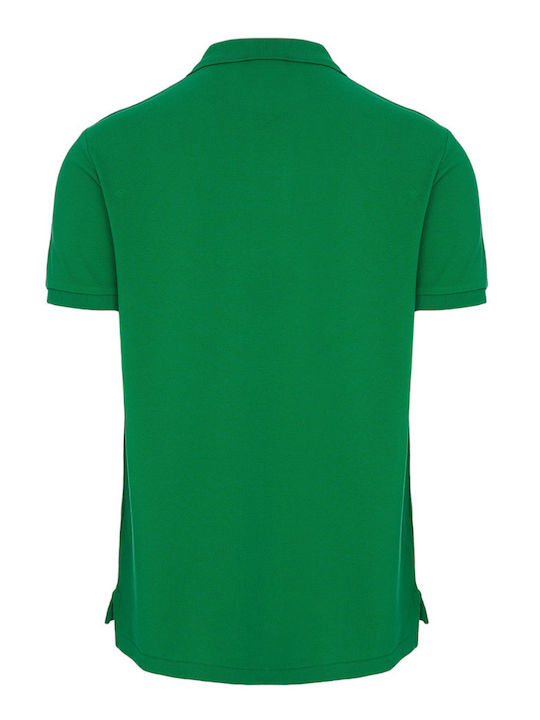 Ralph Lauren Herren T-Shirt Kurzarm Rollkragen Green