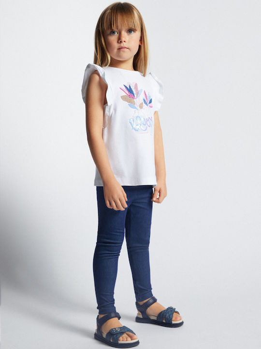 Mayoral Kinder Set mit Leggings Sommer 2Stück Marineblau