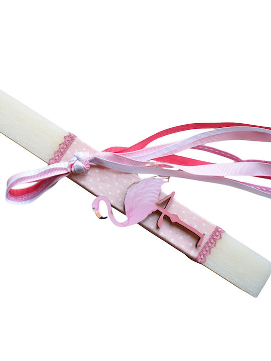 Easter Candle Square Scented, Handmade and with Box Beige