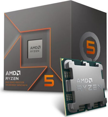 AMD Ryzen 5 8500G 3.5GHz Επεξεργαστής 6 Πυρήνων για Socket AM5 σε Κουτί με Ψύκτρα