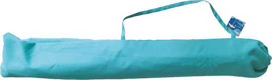 Umbrelă Pliabilă Plajă Diametru 2m cu Protecție UV Culoare Turcoaz