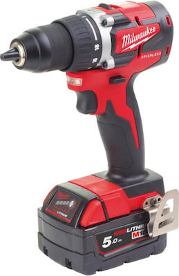 Milwaukee M18 CBLDD-502C Bohrschrauber Batterie Bürstenlos 18V 2x5Ah