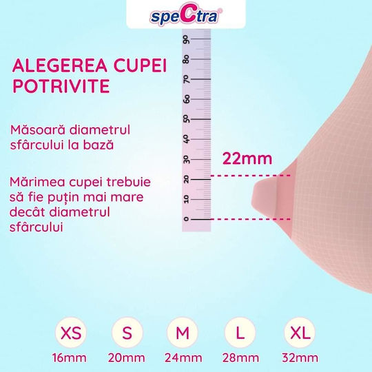 Spectra Χειροκίνητο Μονό Θήλαστρο Χωρίς BPA Διάφανο