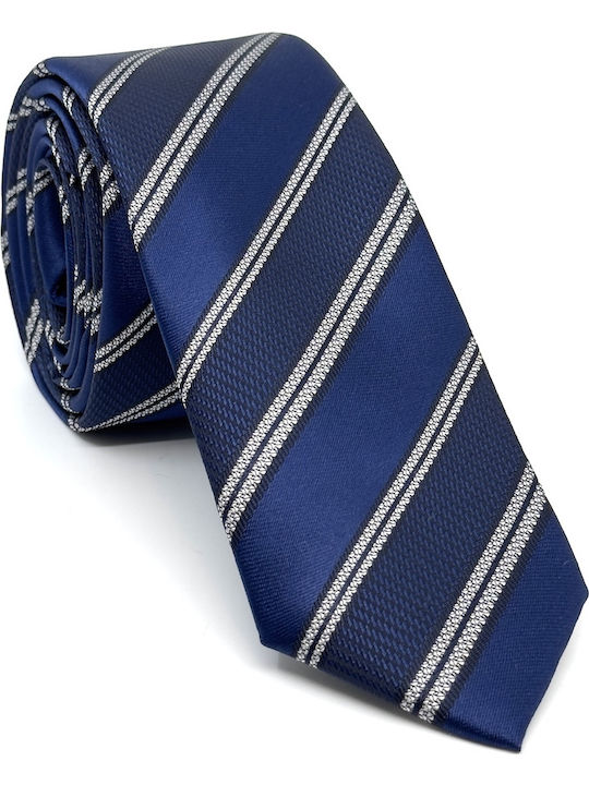 Legend Accessories Сет Мъжки Крават Отпечатани в Син Цвят