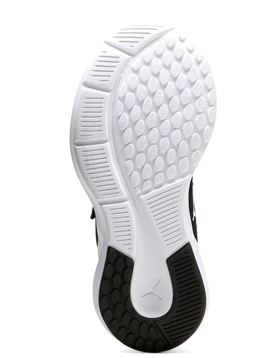 Kruz Track Kids Sneakers with Scratch Black