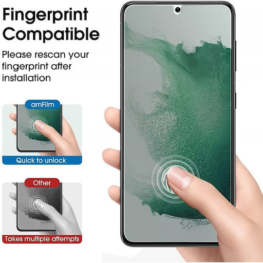 Fingerprint 0.33mm Full Glue Full Face Tempered Glass Μαύρο (Galaxy S24+)