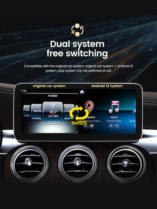 Carmedia Car Audio System for Mercedes-Benz GLA 2015+ (Bluetooth/USB/WiFi/GPS/Apple-Carplay/Android-Auto) with Touch Screen 10.25"