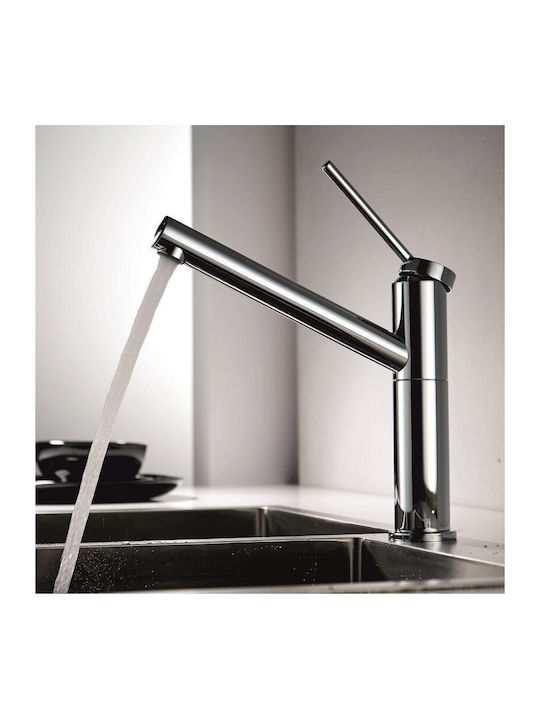 Inter Ceramic Alpaca Ένθετος Νεροχύτης Δεξιός Inox Μ100xΠ60cm Ασημί