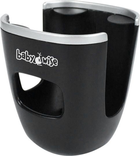 Baby Wise Stroller Cup Holder Black