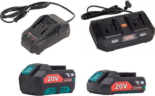 NAC 6536470 Polizor unghiular 125mm Baterie 20V Solo