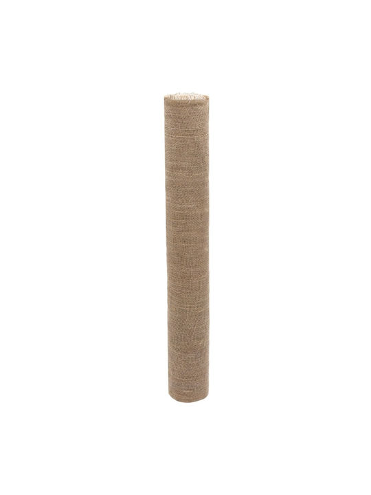 vidaXL Decorative Fabric Burlap 100x5000cm Beige