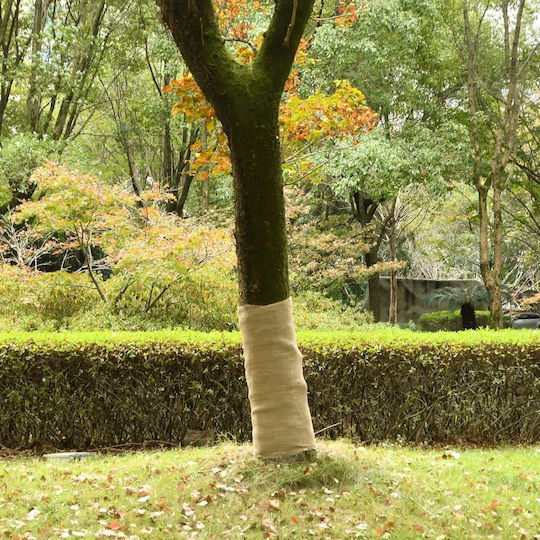 vidaXL Decoration Fabric Burlap 100x5000cm Beige