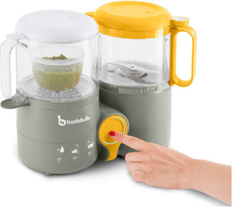 Badabulle B-Easy Aparat de gătit cu aburi pentru bebeluși cu Blender 1.83lt