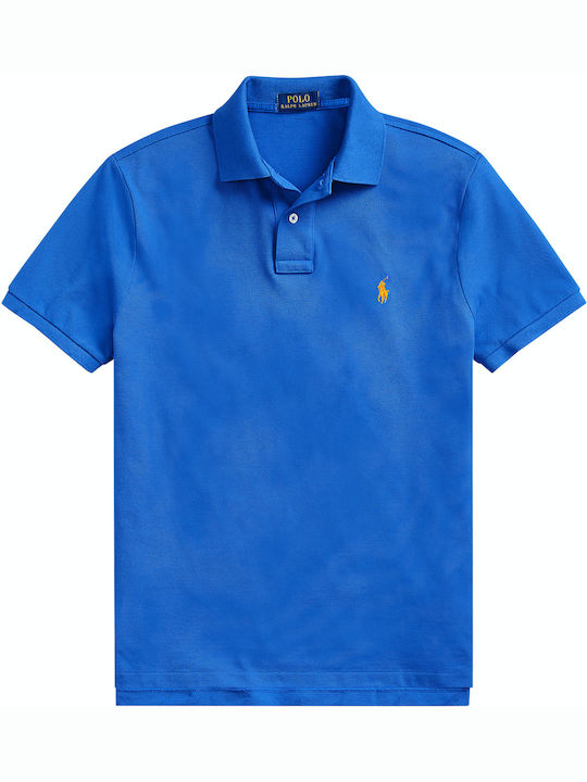 Ralph Lauren Ανδρικό T-shirt Κοντομάνικο Polo Μπλε