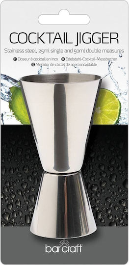 Kitchen Craft Διπλή Μεζούρα Ποτών Inox