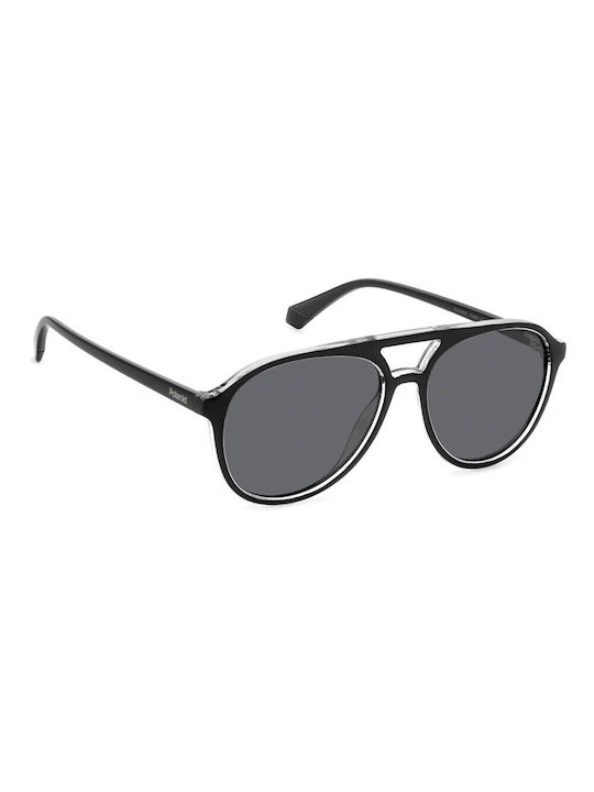 Polaroid Sonnenbrillen mit Schwarz Rahmen und Schwarz Linse PLD4162/S 7C5/M9