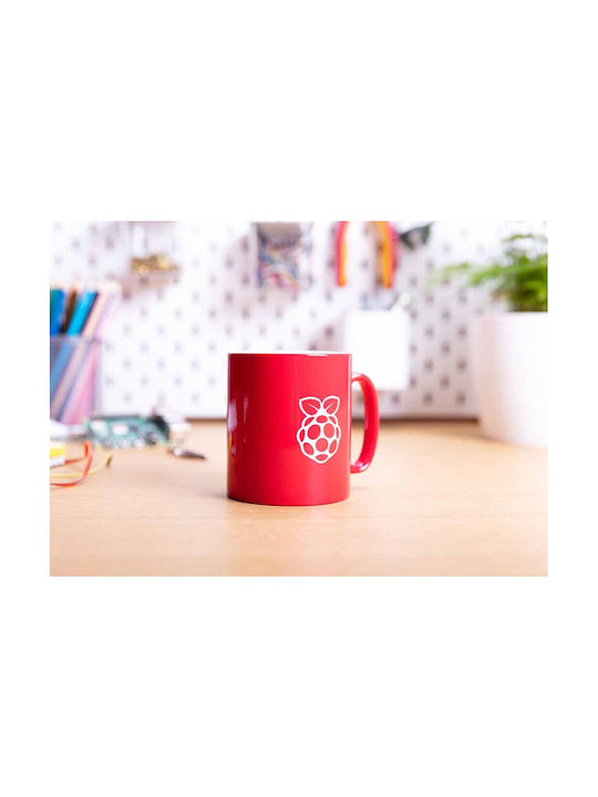 Mug Ceramic Red 330ml 1pcs