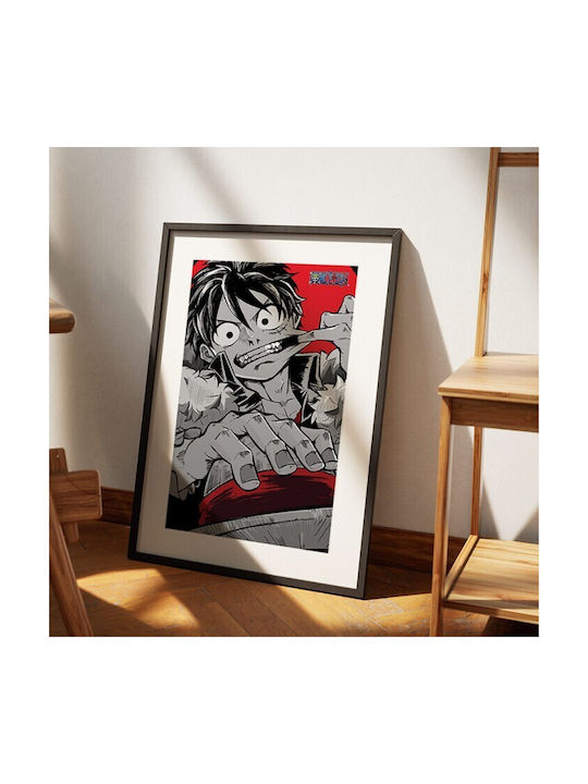 Walls Poster Luffy Rubber Man 15x20cm