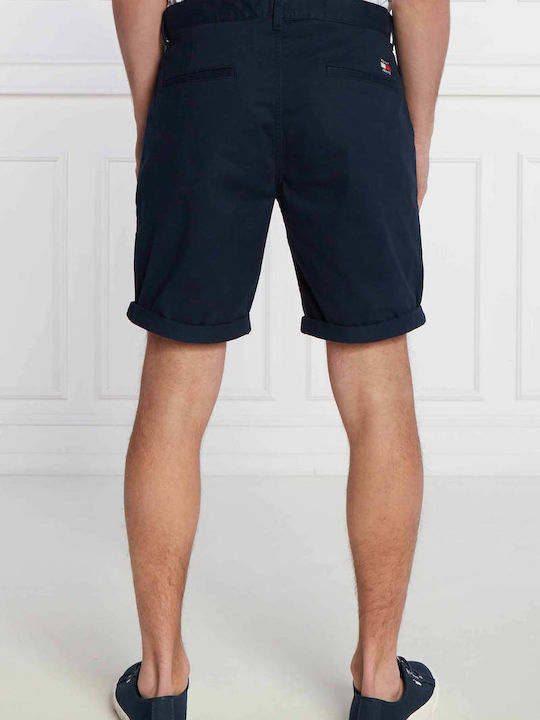 Tommy Hilfiger Ανδρική Βερμούδα Chino Navy Μπλε