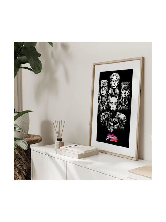 Walls Poster Jojo's Bizarre Adventure Black & White 70x100cm