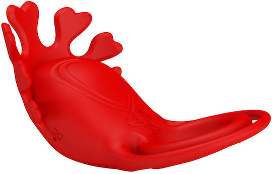 Pretty Love Ruben Vibrant Inel Cock Silicon Roșu BI-210311