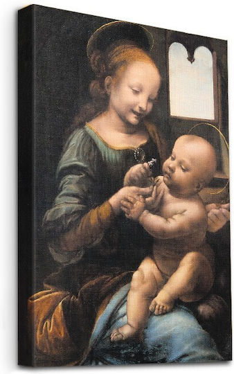 Walls Madonna Benois Αντίγραφο του Da Vinci σε Καμβά 15x20 cm Walls Madonna Benois Αντίγραφο του Da Vinci σε Καμβά 15x20 cm