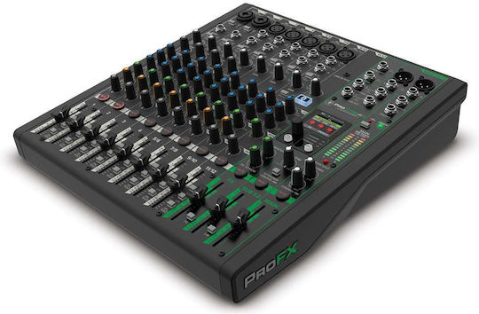 Mackie Profx12v3 PROFX12V3+ Αυτοενισχυόμενη Αναλογική Κονσόλα 12 Καναλιών / 12 Εισόδους XLR