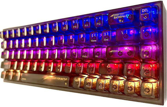 Redragon K631CTB-RGB-PRO Ασύρματο Gaming Μηχανικό Πληκτρολόγιο 65% με Custom διακόπτες και RGB φωτισμό (Αγγλικό US)