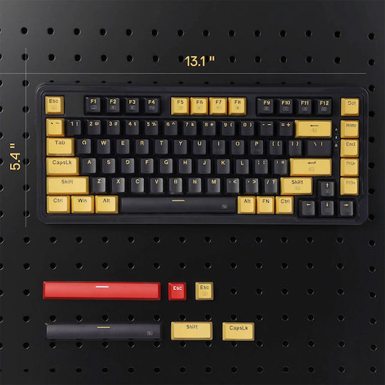 Redragon ELF K649YP-RGB Gaming Μηχανικό Πληκτρολόγιο 65% με RGB φωτισμό (Αγγλικό US)