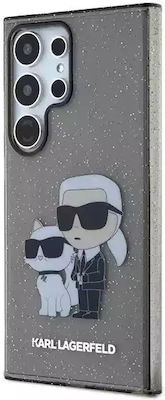 Karl Lagerfeld Coperta din spate Plastic Negru (Galaxy S24 Ultra)