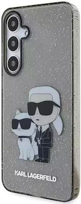 Karl Lagerfeld Coperta din spate Plastic Negru (Galaxy S24)