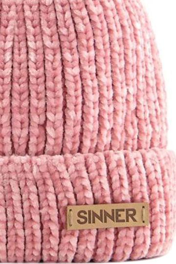 Connor Ανδρικός Pom Pom Beanie Σκούφος σε Ροζ χρώμα